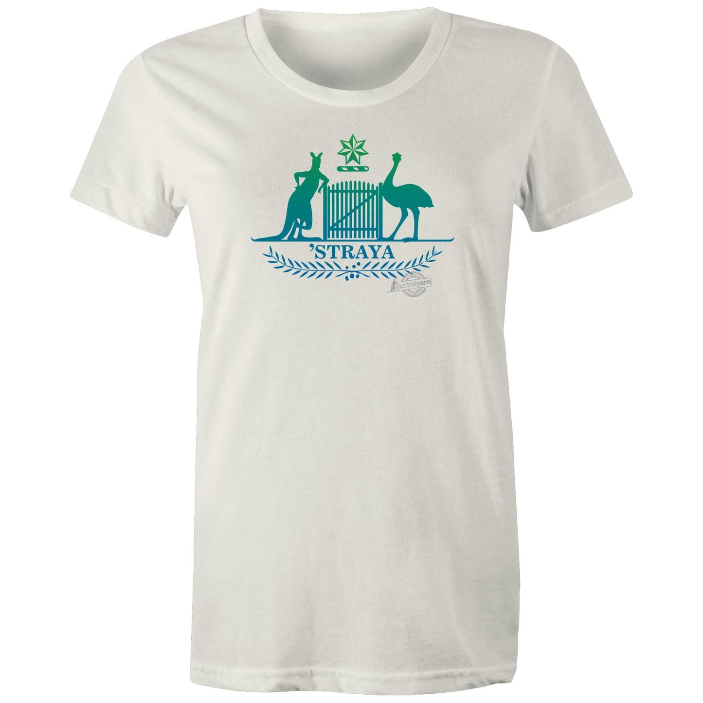 Shut the Gate CoA blue blend womens Tee
