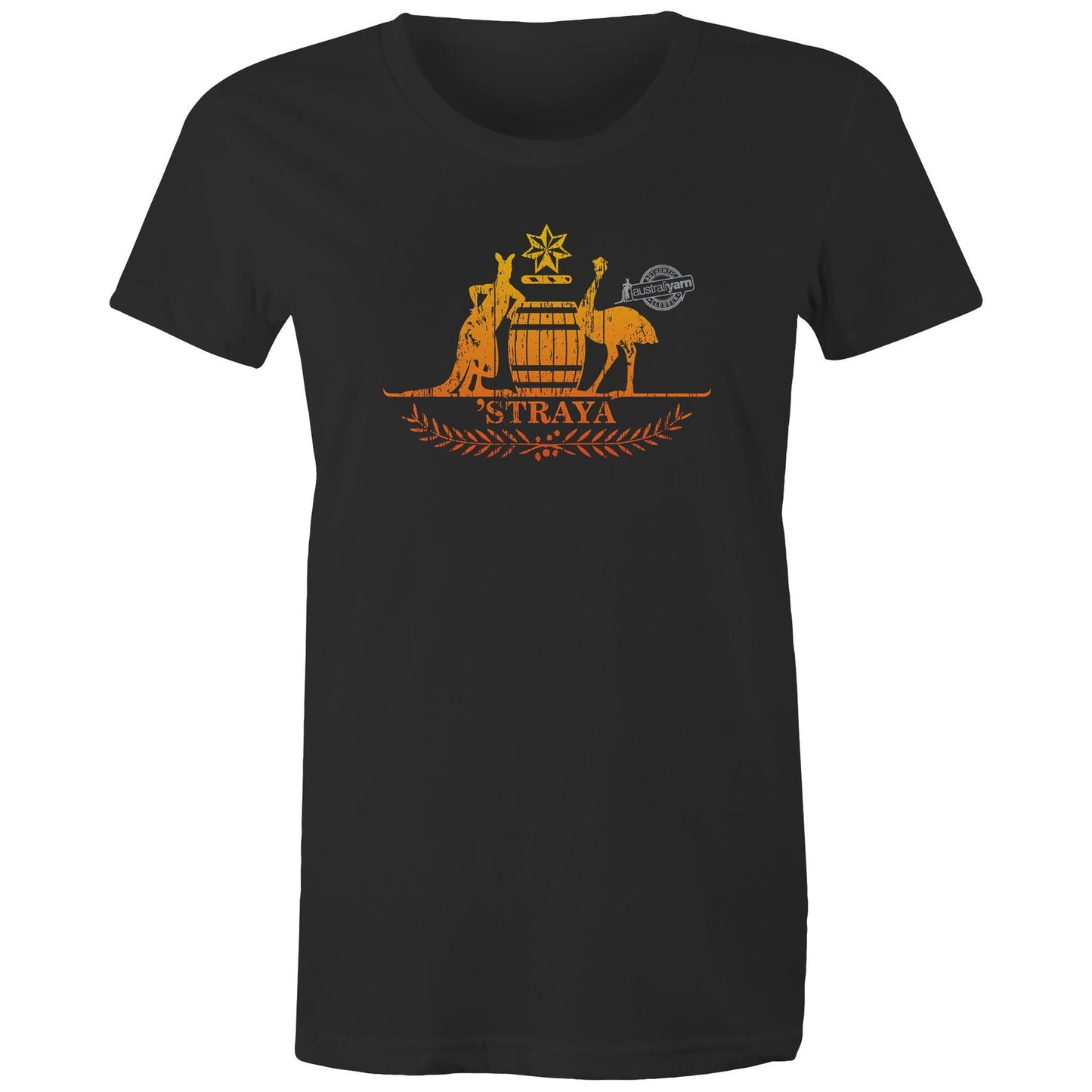 'STRAYA COA™ Womens orange blend Tee