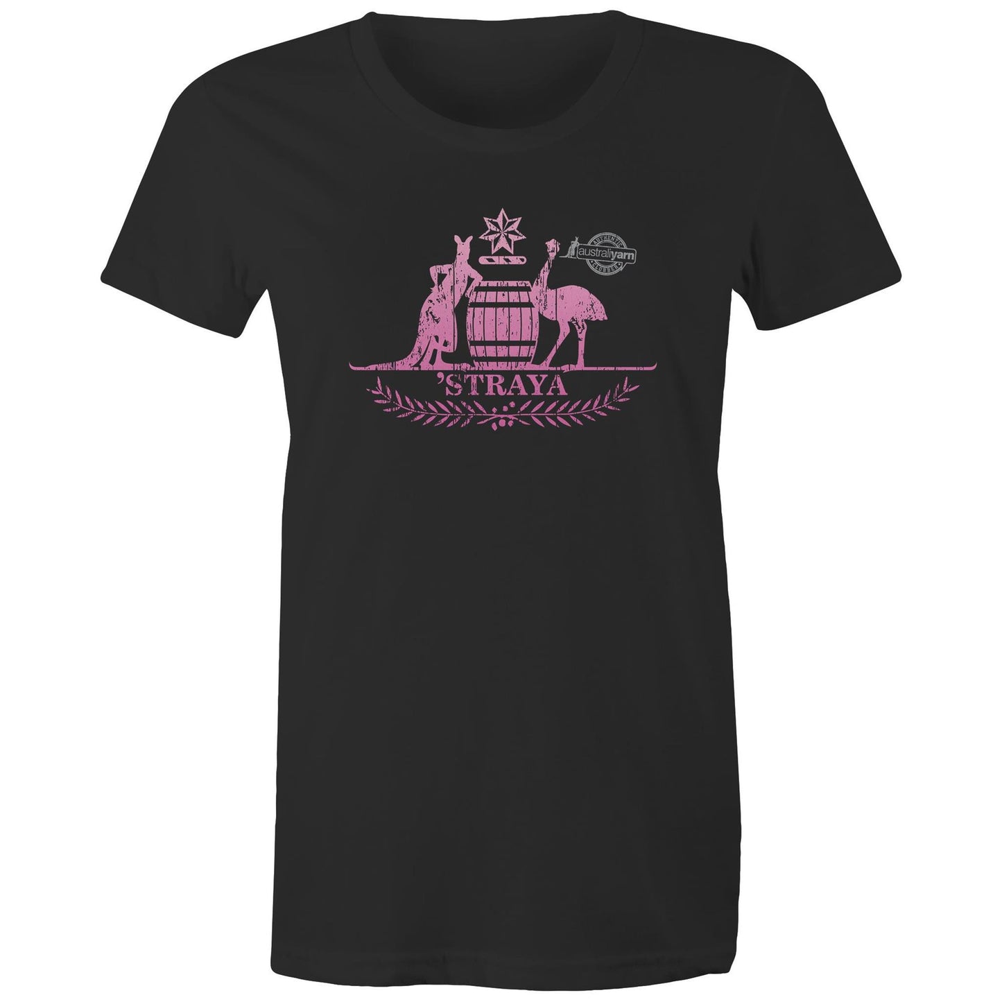 'STRAYA COA™ Womens pink blend Tee