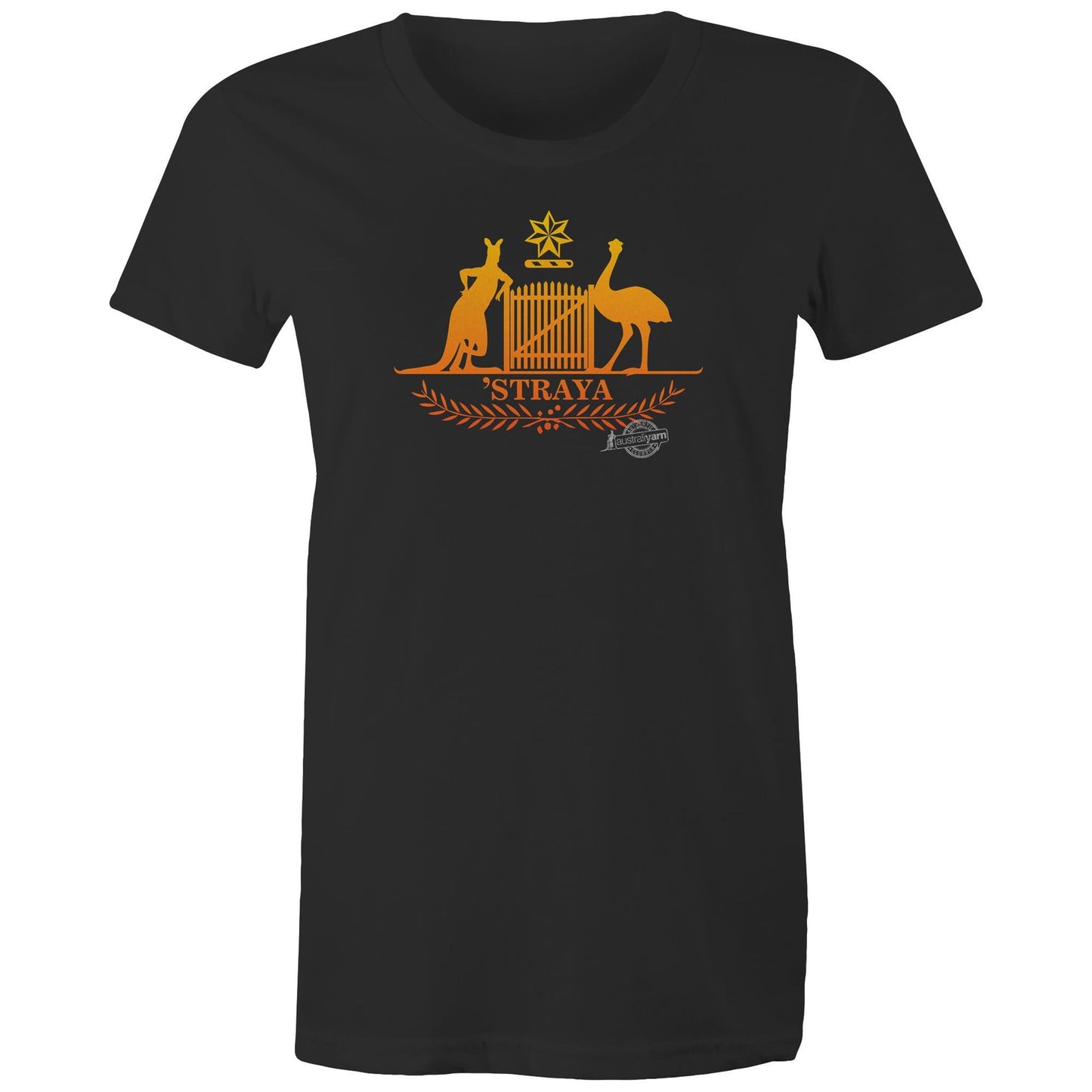 Shut the Gate CoA gold blend womens Tee