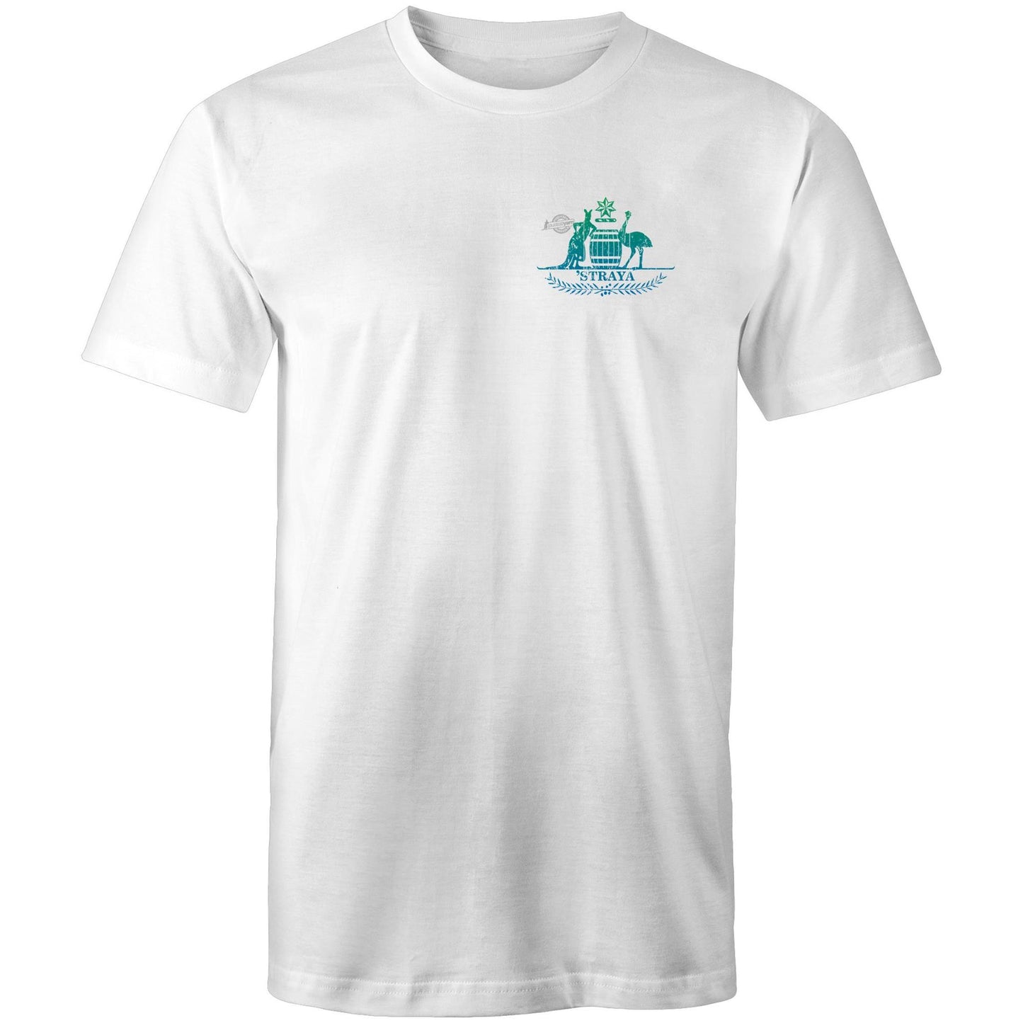 'Straya Blue breast print Tee