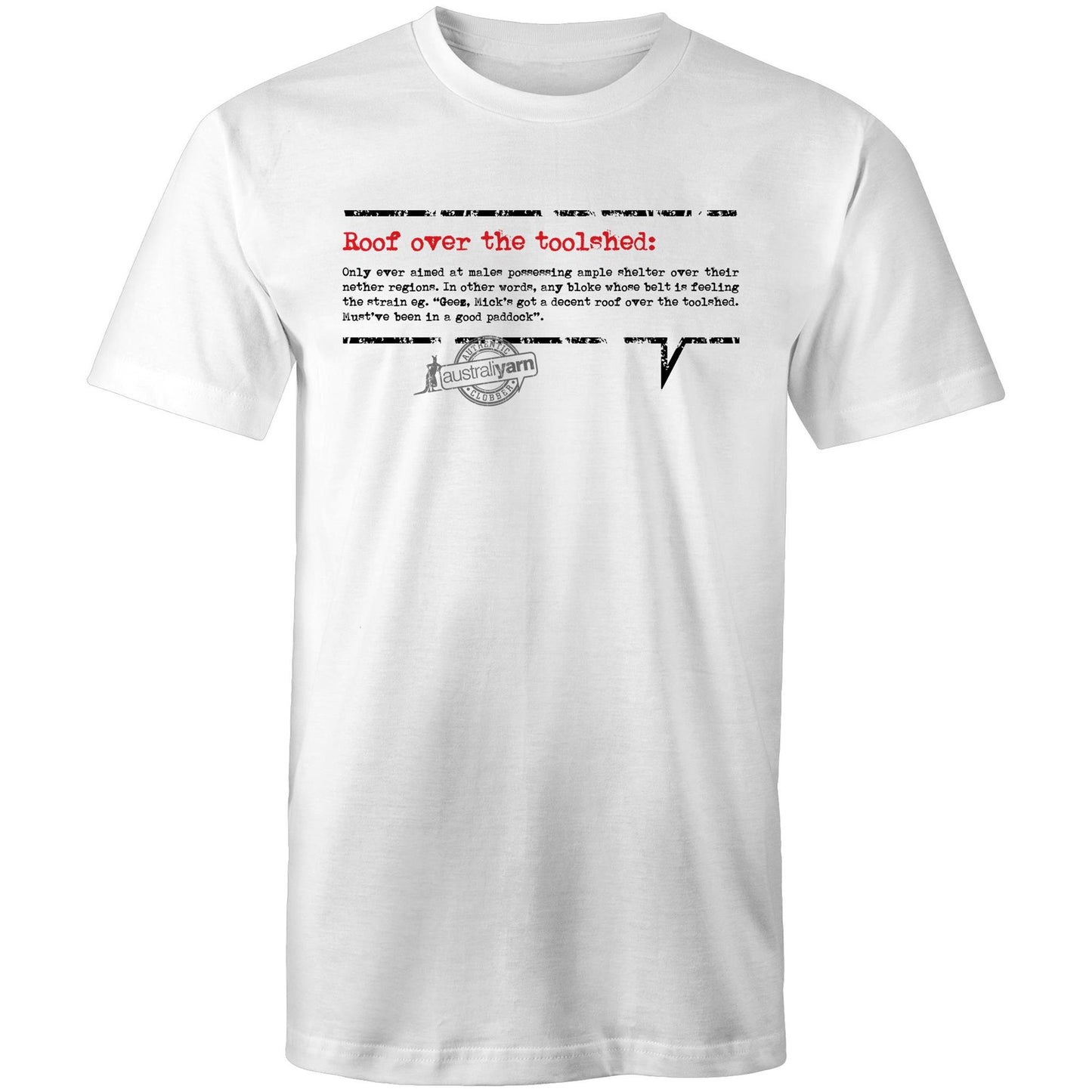 'Roof over the toolshed' Tee