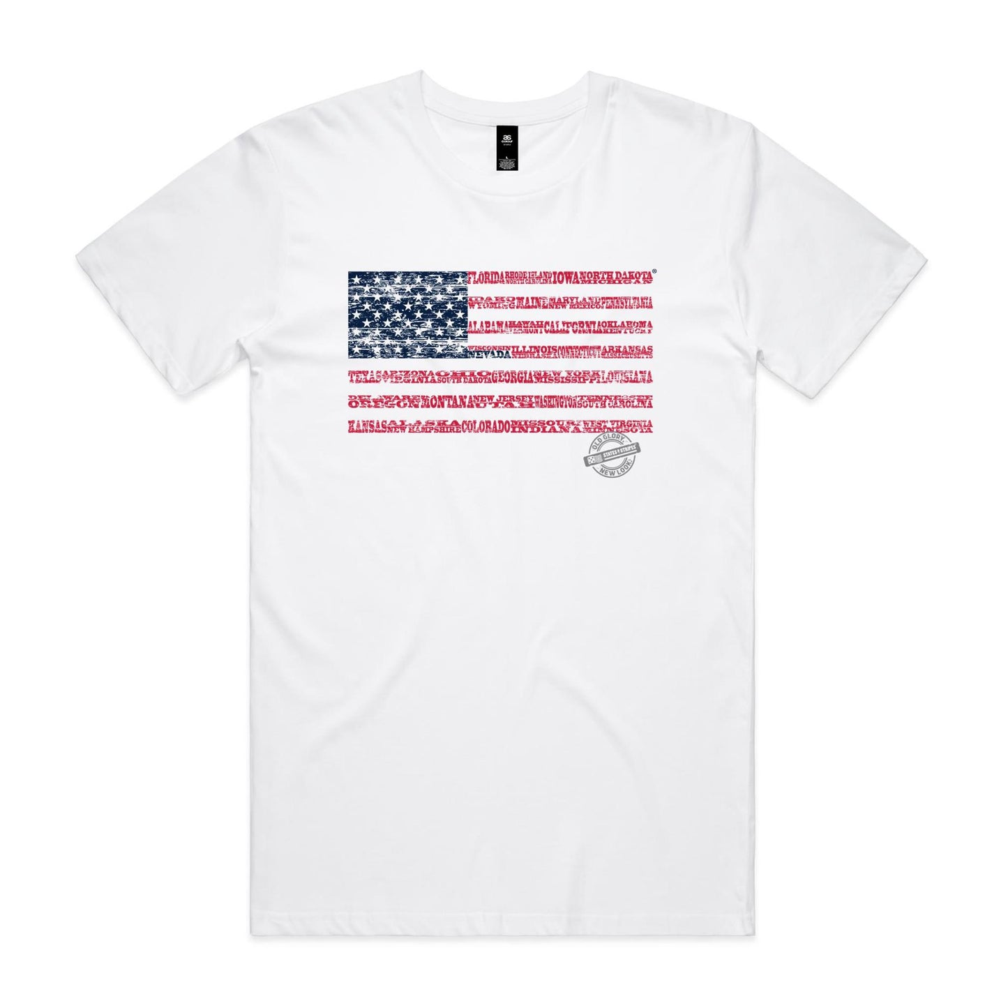 SnS Nevada distressed flag Tee