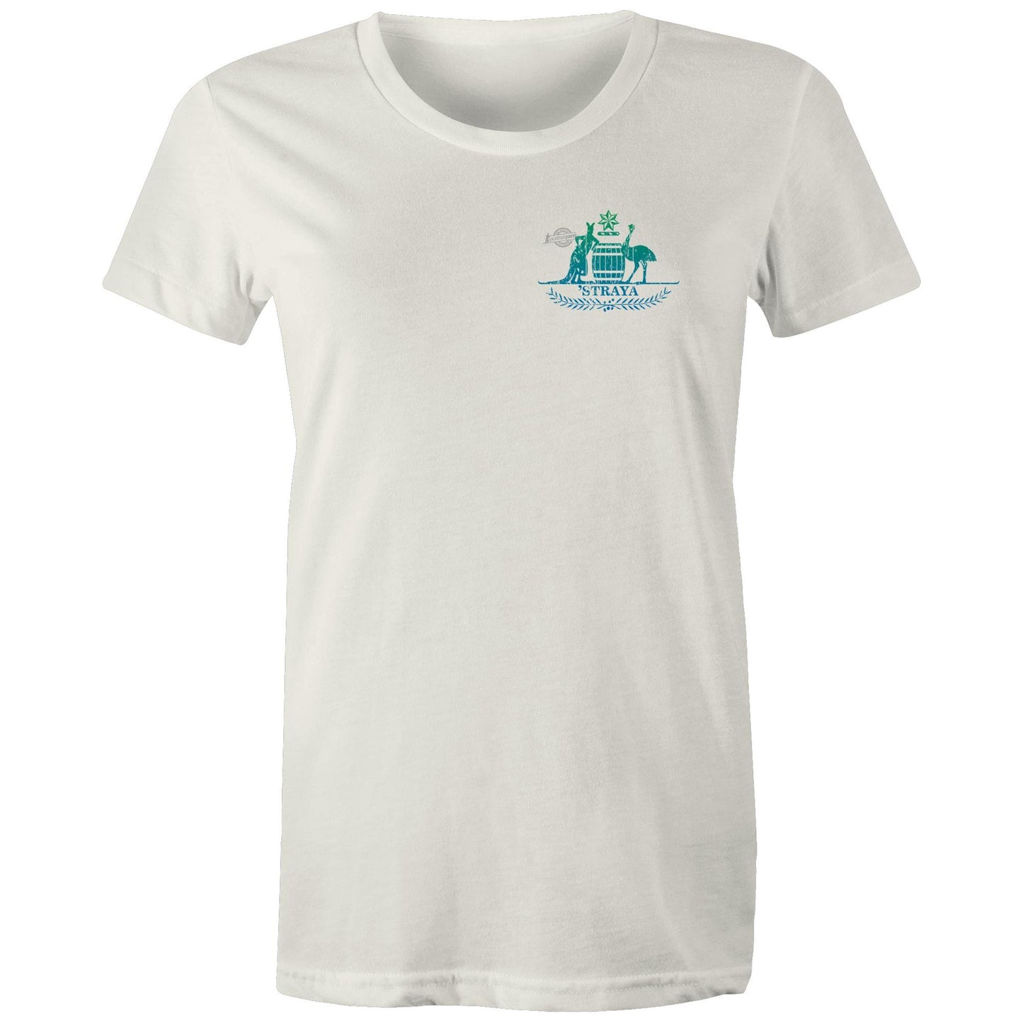 'Straya Blue breast print Womens Tee