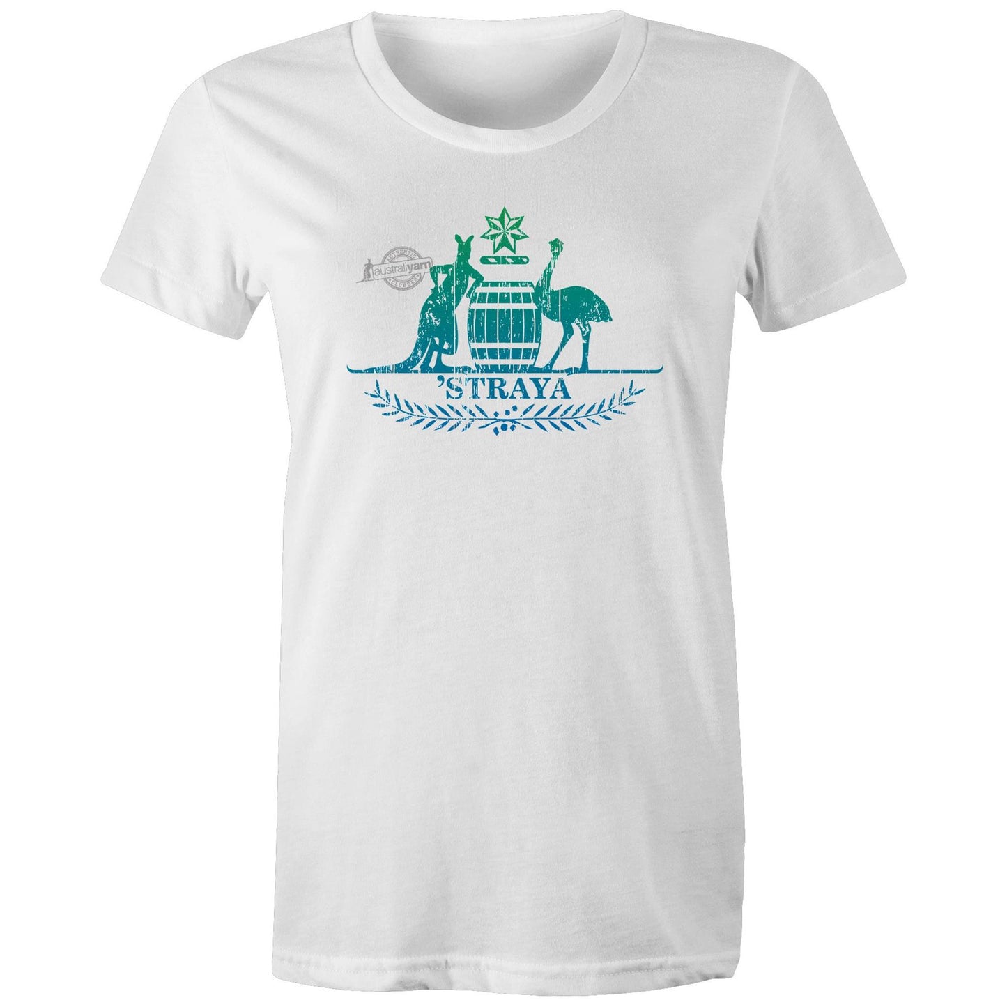 'STRAYA COA™ Womens blue blend Tee
