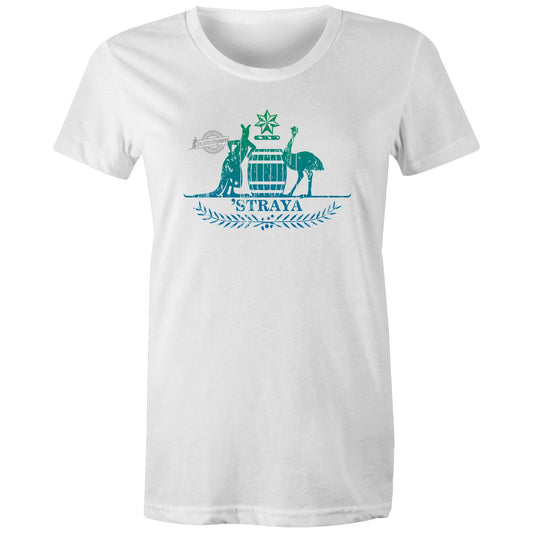 'STRAYA COA™ Womens blue blend Tee