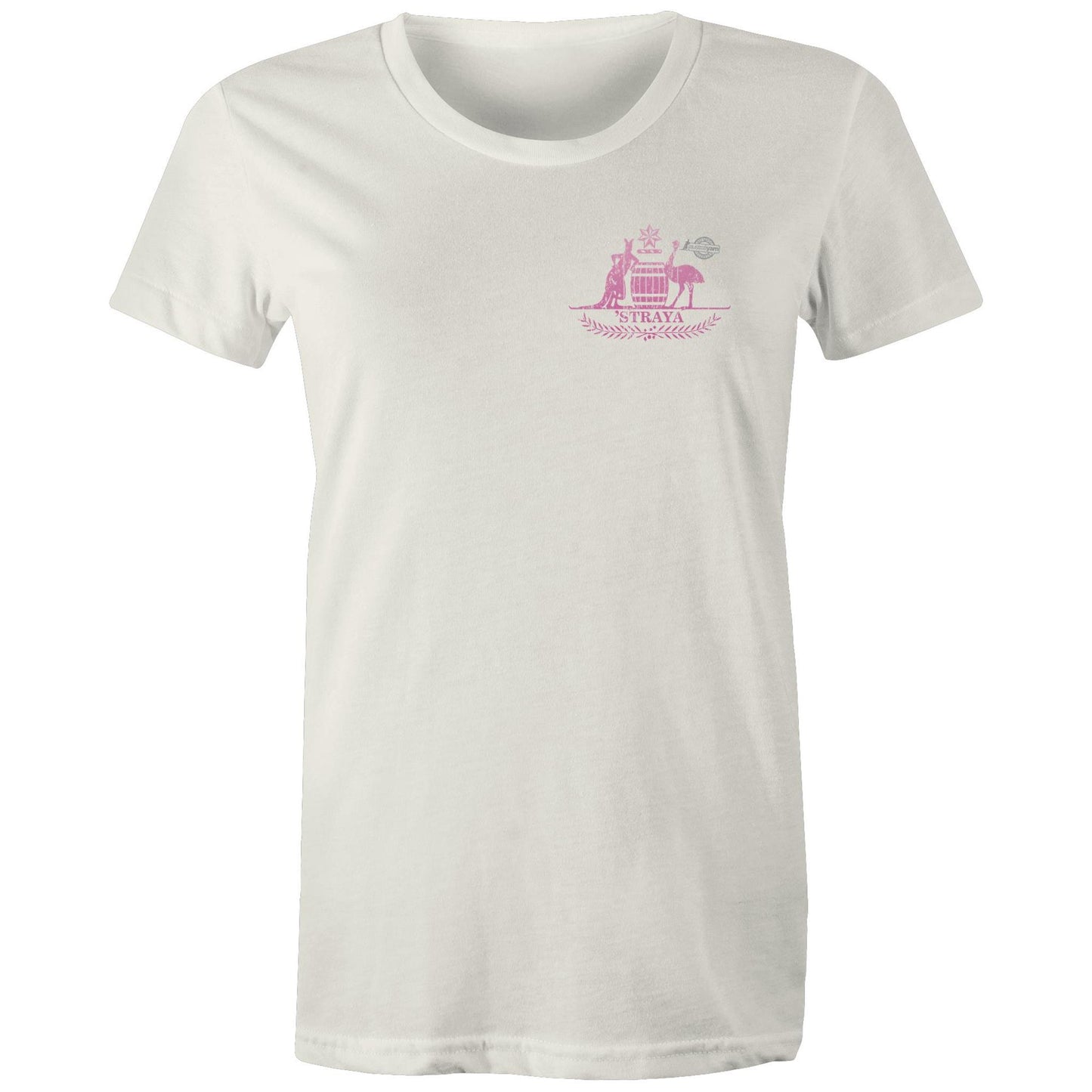 'Straya Pink breast print Womens Tee