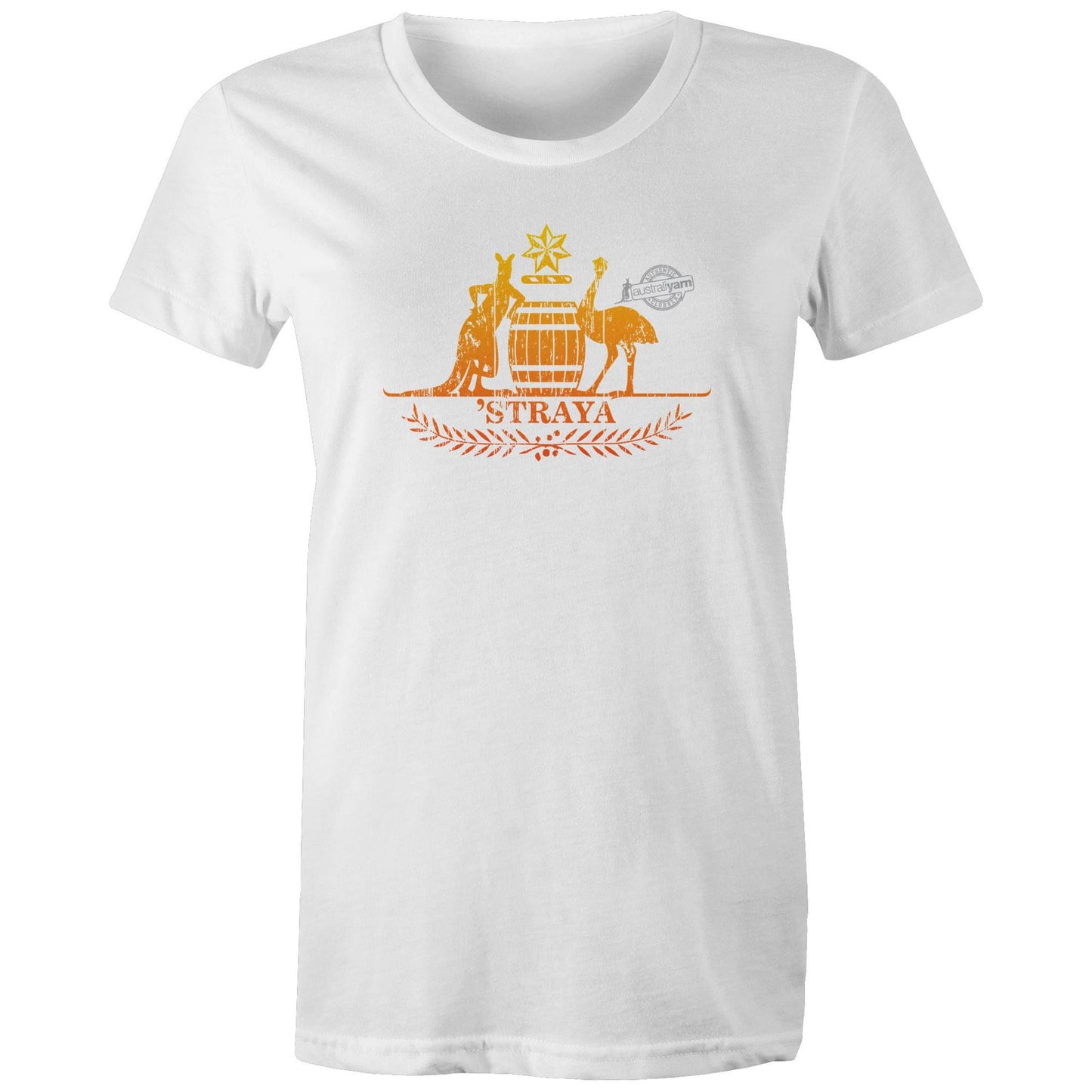 'STRAYA COA™ Womens orange blend Tee